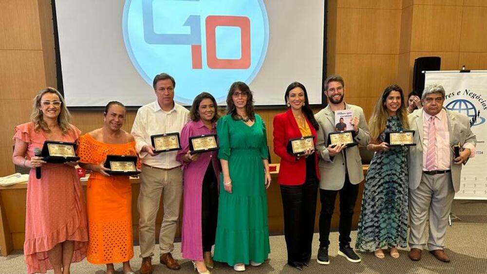 Diretoria da 93FM recebe homenagem do G10 – importante grupo de empresários do RJ