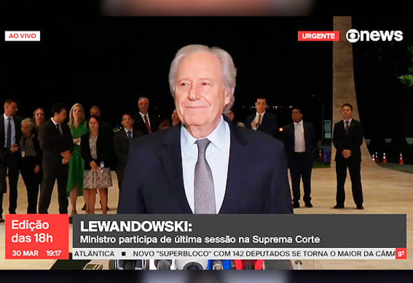 Lewandowski antecipa aposentadoria do STF para 11 de abril