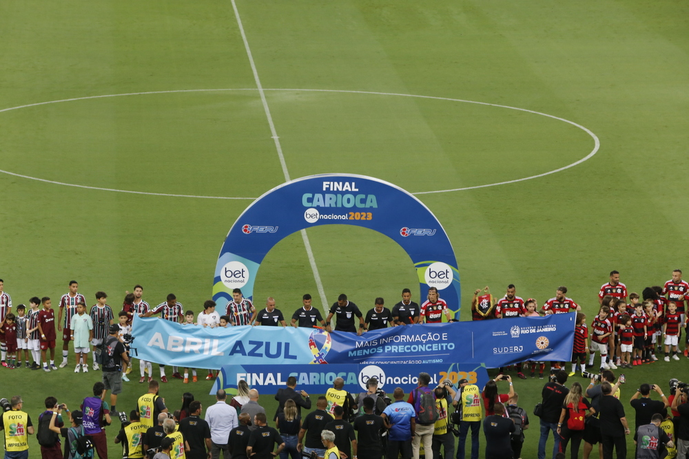 Autismo: inclusão ganha a cena na decisão do Campeonato Carioca no Maracanã