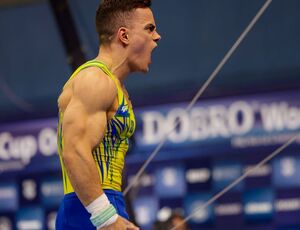 Caio Souza lidera ginástica brasileira em etapa da Copa do Mundo