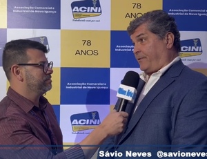 Sávio Neves, presidente do Trem do Corcovado, prestigia posse de Mário Lopes na Associação Comercial de Nova Iguaçu