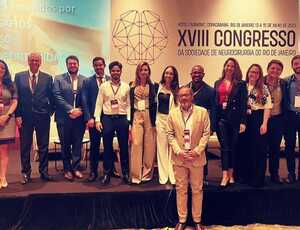 Doutor Paulo Niemeyer e equipe do Hospital do Cérebro marcam presença no XVIII Congresso de Neurologia