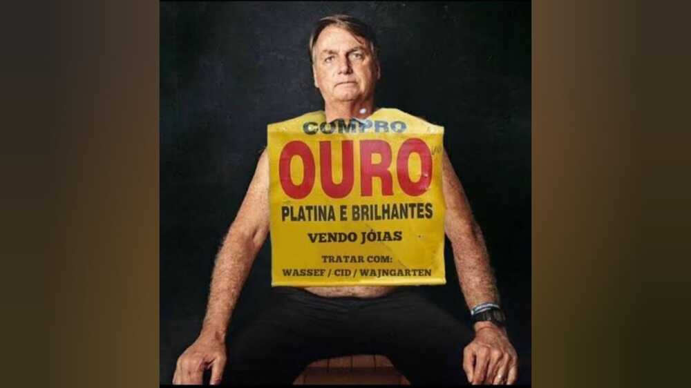 Pecha de ladrão de joias é pior que de genocida e golpistaInvestigação cita US$ 25 mil em dinheiro que seriam para Bolsonaro