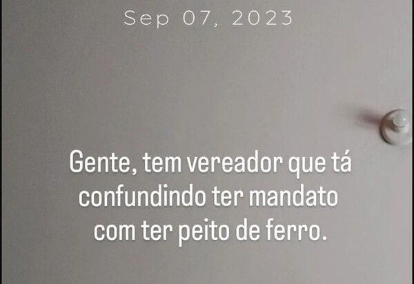 Funcionária da Prefeitura de Itaperuna. ameaça vereador após discurso contra administração municipal