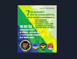 TSE condena merecidamente Bolsonaro e Braga Netto por uso político das forças armadas no 7 de setembro