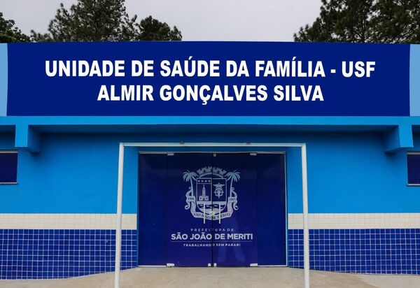 São João de Meriti inaugura a nova Unidade de Saúde da Família Almir Gonçalves Silva