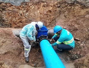 Obra vai melhorar o fornecimento de água para cerca de 150 mil moradores de Nova Iguaçu