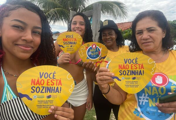 Não é Não! Prefeitura de Saquarema inicia a campanha de conscientização contra o assédio às mulheres.