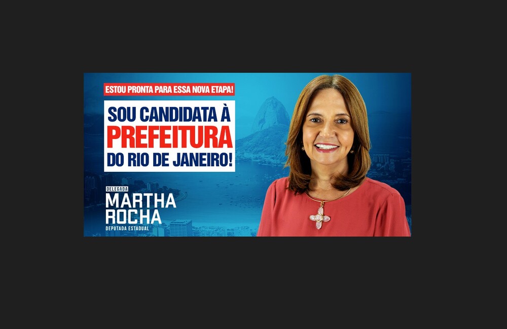 Sem a vice de Paes, PDT lança a candidatura de Martha Rocha à Prefeitura do Rio