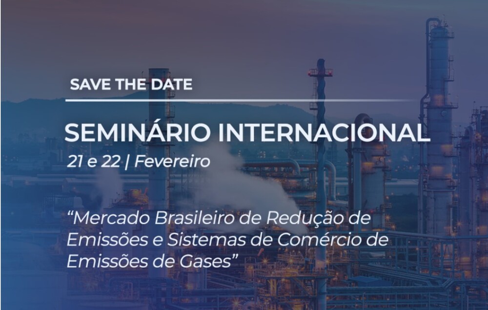 A FBCN, em conjunto com o CDESS e o IDP realizará o 1º Seminário Internacional sobre ‘Crédito de Carbono’, dia 21 e 22 de fevereiro de 2024 no Auditório da Presidência da República