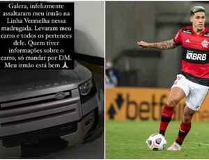 Jogador do Flamengo tem carro idêntico ao de MC Daniel, roubado no Rio