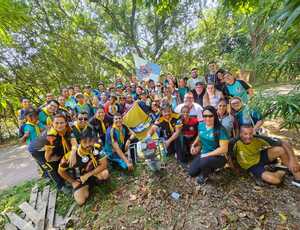 Ação de Voluntariado Ambiental da início a Semana do Dia Mundial da Água 