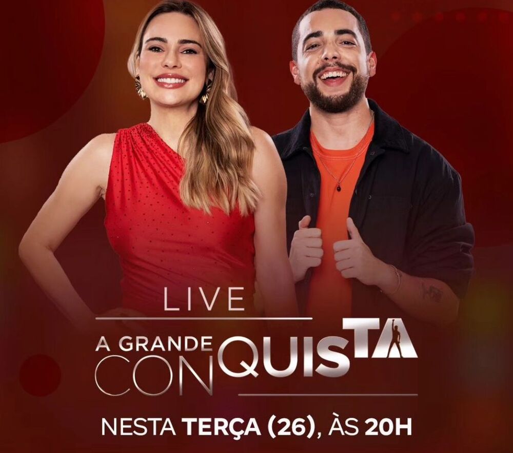 Record realiza primeira live sobre a nova temporada de 'A Grande Conquista' nesta terça-feira, 26