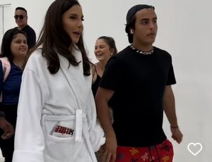 Ivete Sangalo traz o filho Marcelo para show de Madonna