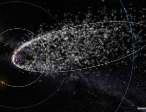 Meteoros de rastros do Halley podem ser vistos na madrugada de domingo