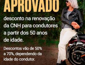 Comissão aprova desconto na renovação da CNH para pessoas com 50 anos ou mais