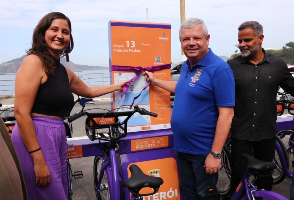 Prefeitura de Niterói inaugura o NitBike, novo sistema de bicicletas compartilhadas da cidade