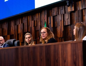 'Nós, mulheres, precisamos ocupar os espaços onde nossas vidas são decididas', disse a deputada federal Jandira Feghali durante a Caravana no Rio