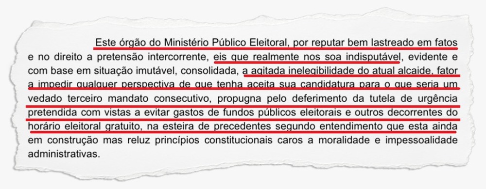 MP eleitoral dá parecer favorável em processo de impugnação da candidatura do prefeito de Itaguaí