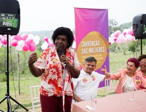 Dimas Gadelha recebe apoio de Benedita da Silva