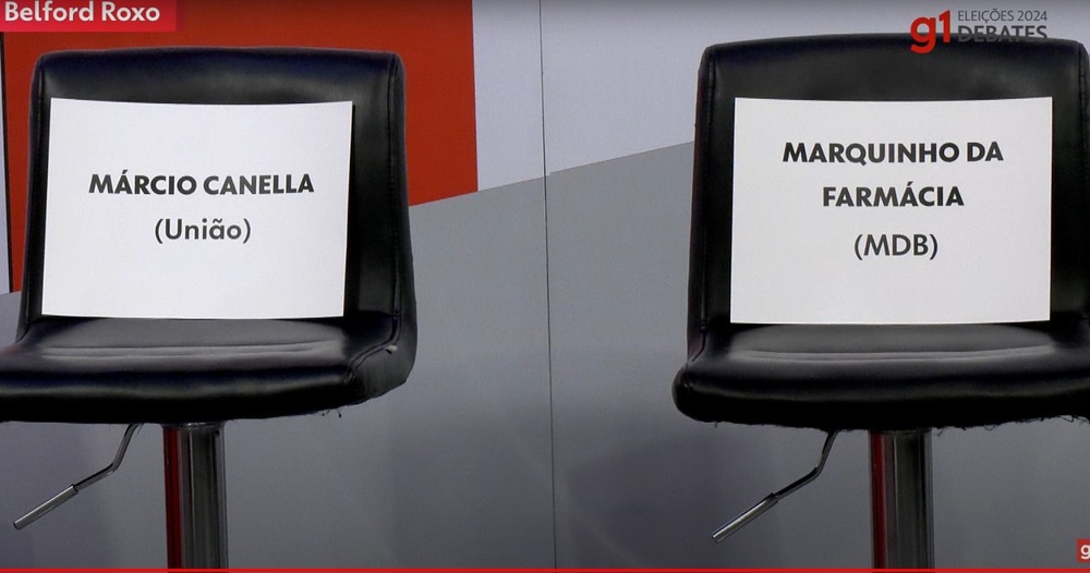 Belford Roxo: Márcio Canella falta a debate entre candidatos a prefeito e leva uma enxurrada de críticas 