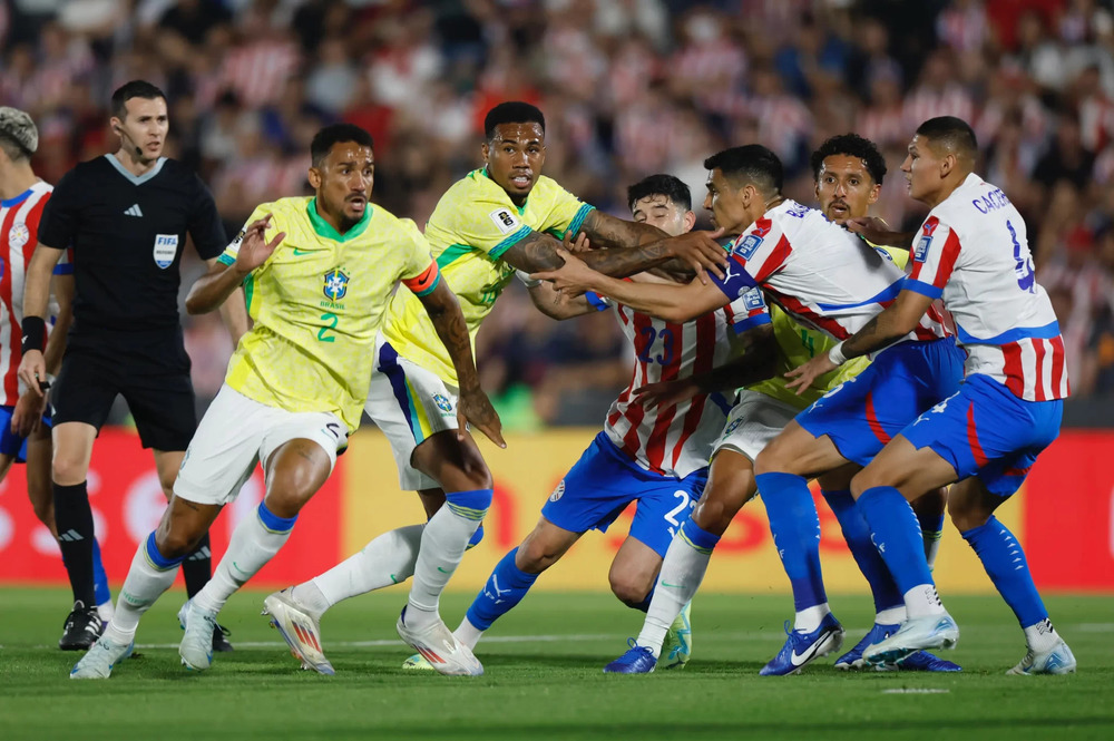 Brasil perde de 1 x 0 para o Paraguai e se complica nas Eliminatórias da Copa de 2026