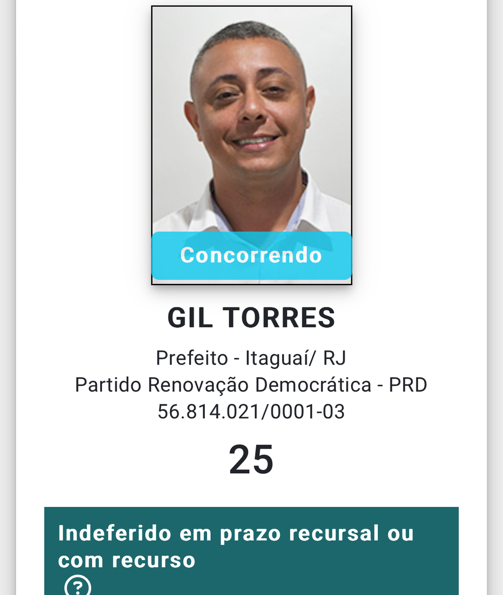 PT contra PT e os dois lados com candidatos indeferidos, Gil Torres é declarado inelegível por juíz