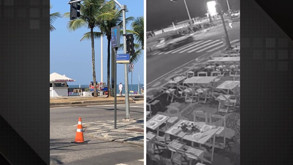 Vídeo mostra atropelamento que matou idoso em Ipanema