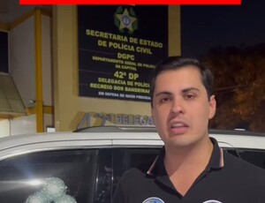 Candidato a vereador Italo Koster sofre atentado na Zona Oeste do Rio: 'Se meu carro não fosse blindado, eu estaria morto'