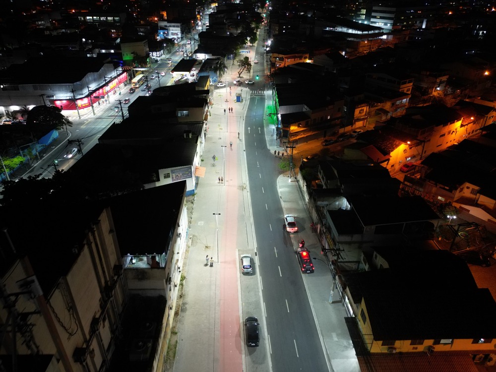 Com 60% de obras concluídas nos trechos 1 e 2, MUVI ganha iluminação especial