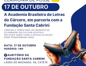 Terceira Cerimônia de Posse dos Novos Acadêmicos da Academia Brasileira de Letras do Cárcere (ABLC)