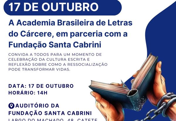 Terceira Cerimônia de Posse dos Novos Acadêmicos da Academia Brasileira de Letras do Cárcere (ABLC)