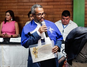 Cicero Alves é Diplomado como 'Ad Immortalitatem' na Academia Brasileira de Letras do Cárcere no Rio de Janeiro