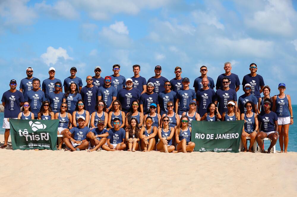 Com apoio do Governo do Rio, equipe de tênis vai representar o estado na Copa das Federações de Beach Tennis 2024