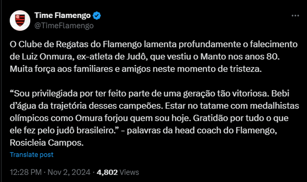 Judoca Luiz Onmura, medalhista olímpico em 1984, morre aos 64 anos