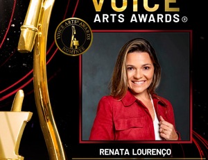 Renata Lourenço representa o Brasil no SOVAS Awards com narração de destaque para a Nokia