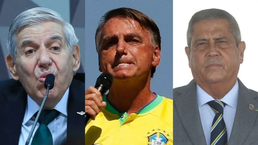 Defesa de Bolsonaro trama jogar a culpa nos Generais Heleno e Braga Netto