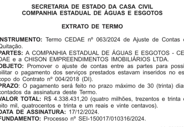 Águas turvas: Cedae gasta R$ 8,4 milhões sem contrato e levanta suspeitas