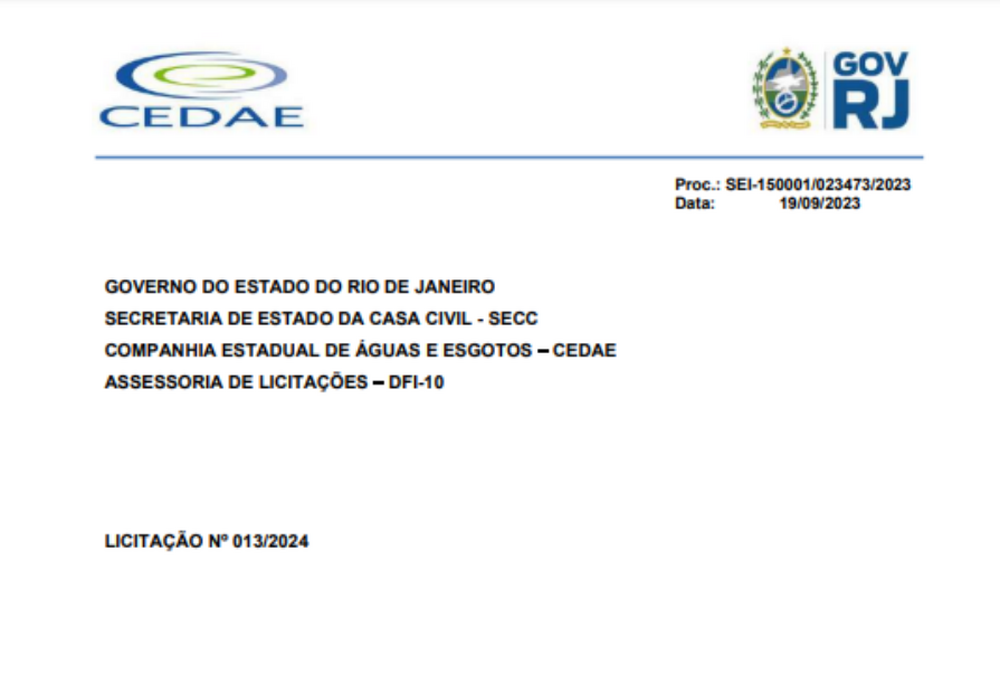 EXCLUSIVO: Abertura de capital da Cedae - Um mar de suspeitas e questionamentos legais