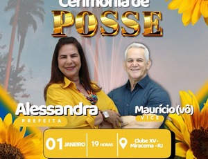 Alessandra Freire anunciou seu secretariado e assumiu como a 1ª prefeita na história de Miracema