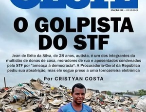 Capa Corajosa E Triste Da Realidade Brasileira: Jean De Brito: Autista Condenado Por Ajudar Idosas Em Protesto