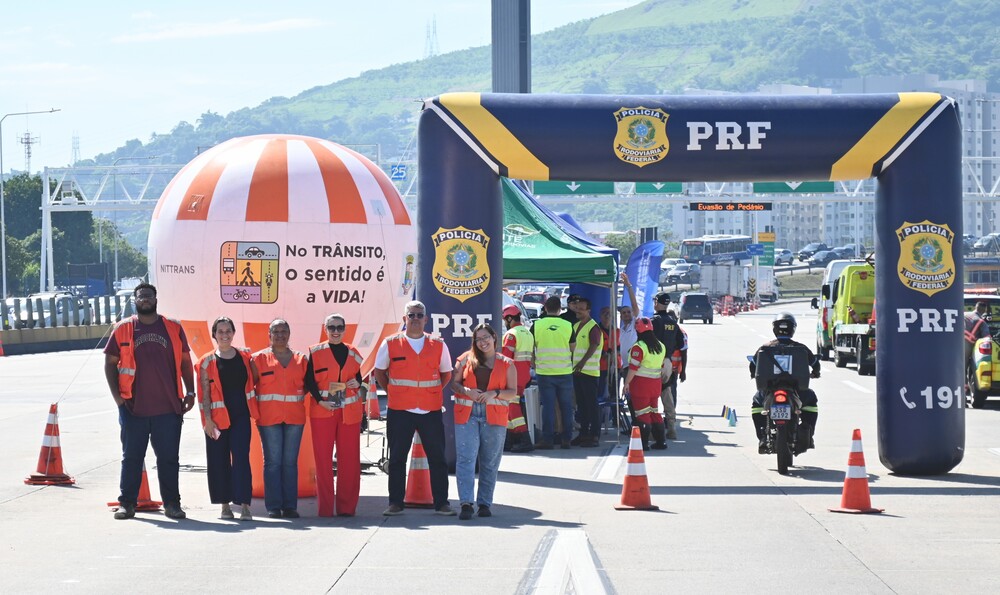 Ação integrada leva educação no trânsito à Ponte Rio-Niterói