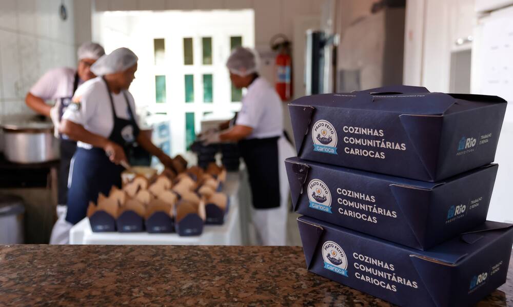 Prefeitura do Rio já distribuiu 2,4 mil toneladas de alimentos em suas cozinhas comunitárias