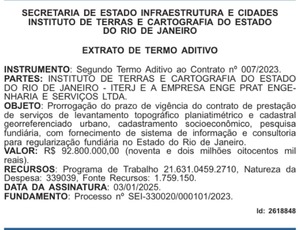 Iterj Assina Prolongamento de Acordo Milionário de R$ 92,8 Milhões com a Enge Prat