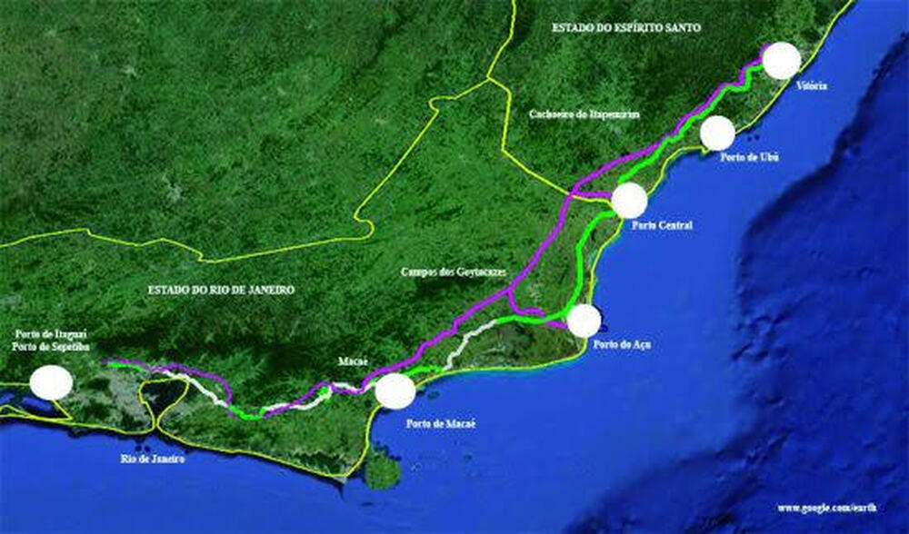 Porto do Açu só irá beneficiar a Vale do Rio Doce e o Estado do Espírito Santo caso a Ferrovia EF 118 não tenha o traçado original saindo da Baixada Fluminense passando pelo COMPERJ políticos do Rio tem que tomar providências