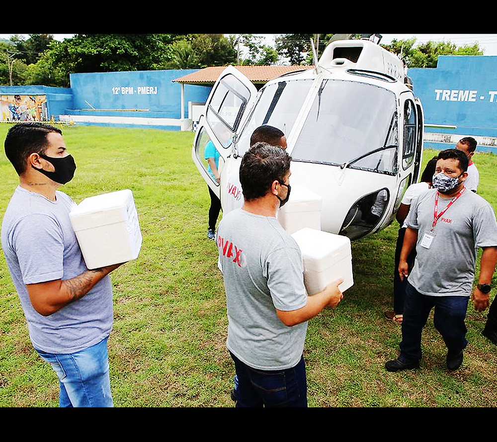 Estado do Rio distribui mais 212 mil doses de vacinas contra a Covid-19