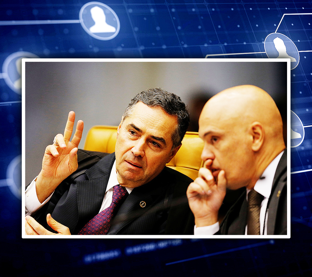 Moraes e Barroso não se abalam com mais uma tentativa intimidação de Bolsonaro