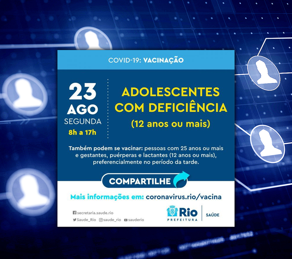 Prefeitura inicia vacinação de adolescentes com deficiência