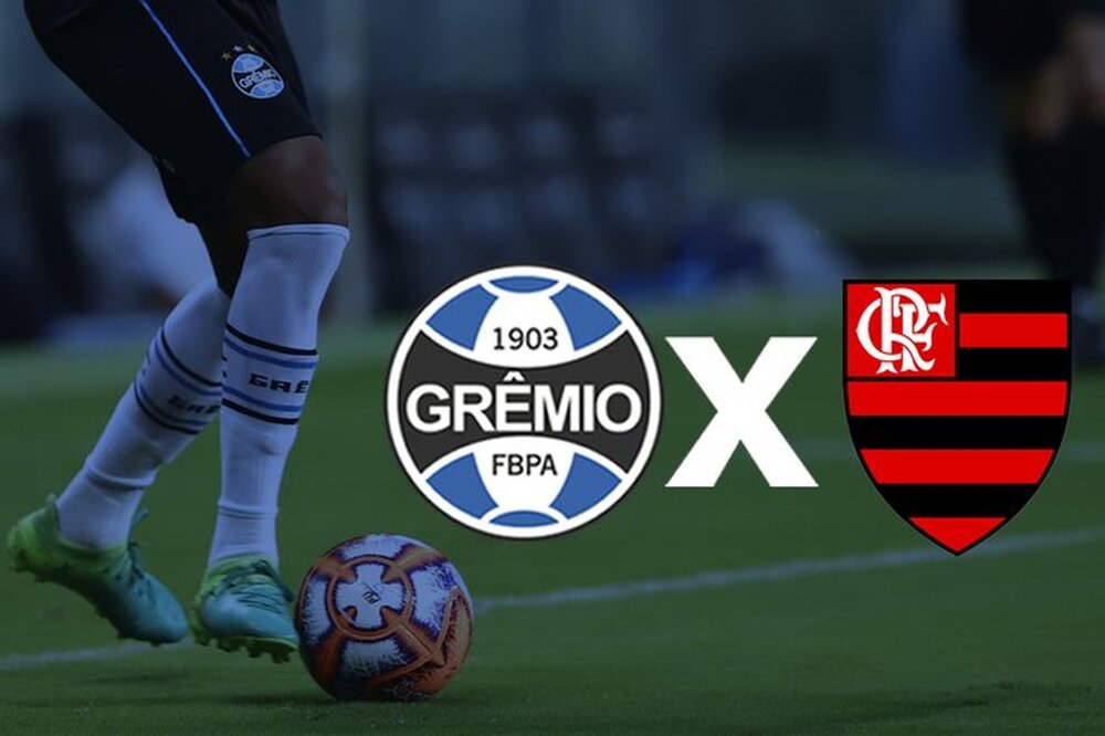 Com 1 jogador a menos Flamengo atropela o Grêmio no segundo tempo