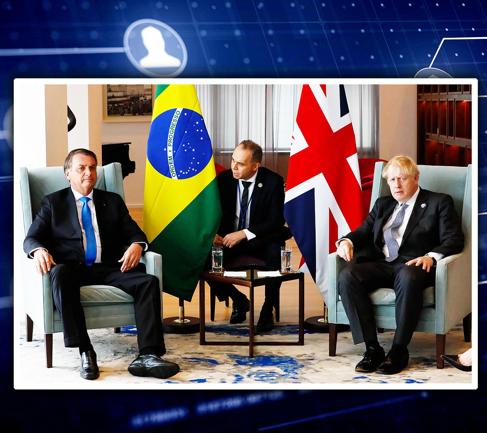 Boris Johnson constrange Bolsonaro em encontro: “Tomem a AstraZeneca. Eu tomei”